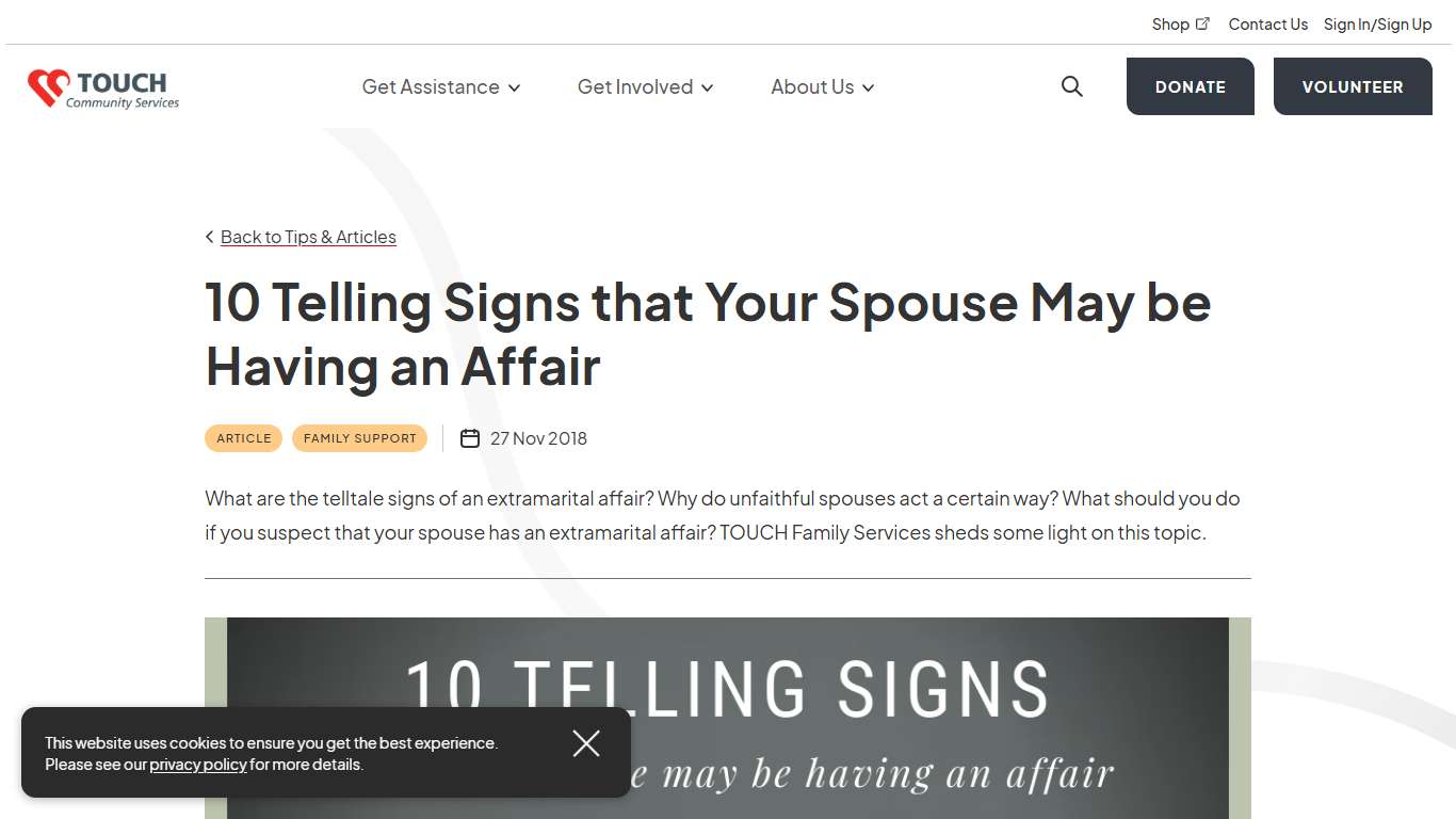 10 Telling Signs that Your Spouse May be Having an Affair
